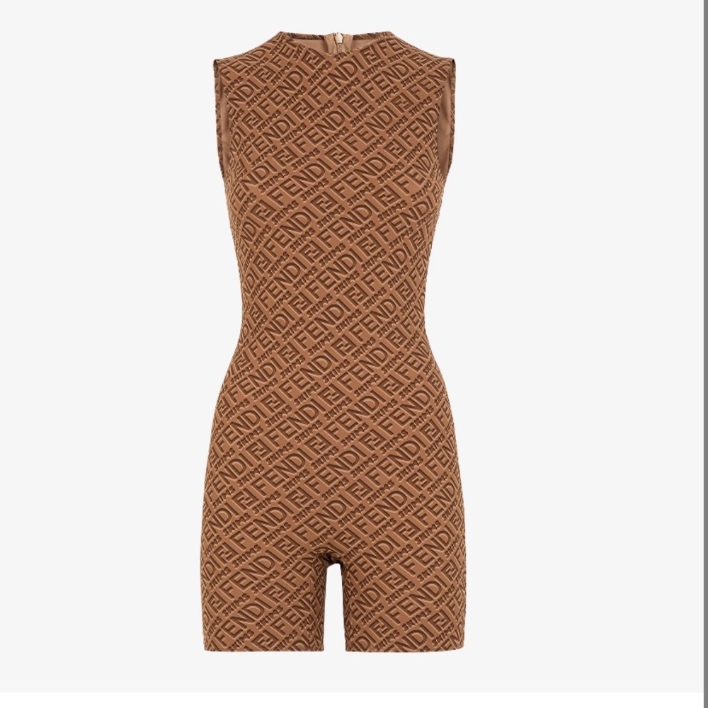Fendi x skims mid thigh bodysuit size:L